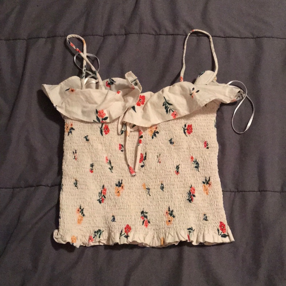 ZARA scrunch Top